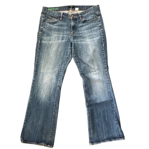 Gently Loved J. CREW Bootcut Stretch Jeans - Size 32S - Picture 1 of 9